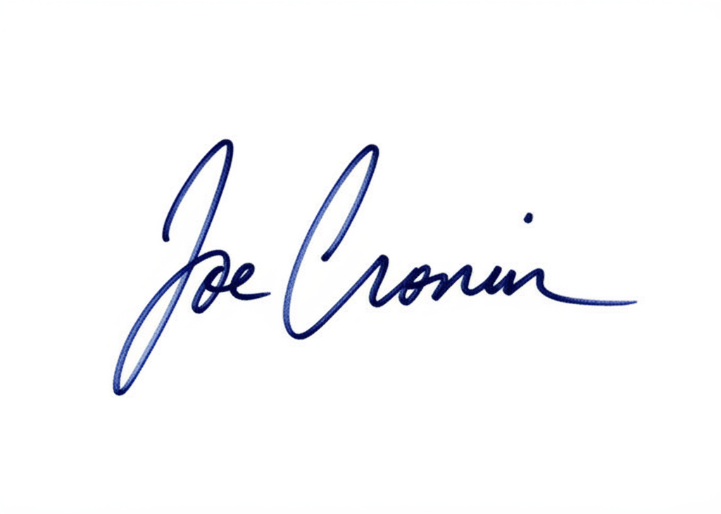 Joe Cronin Signature